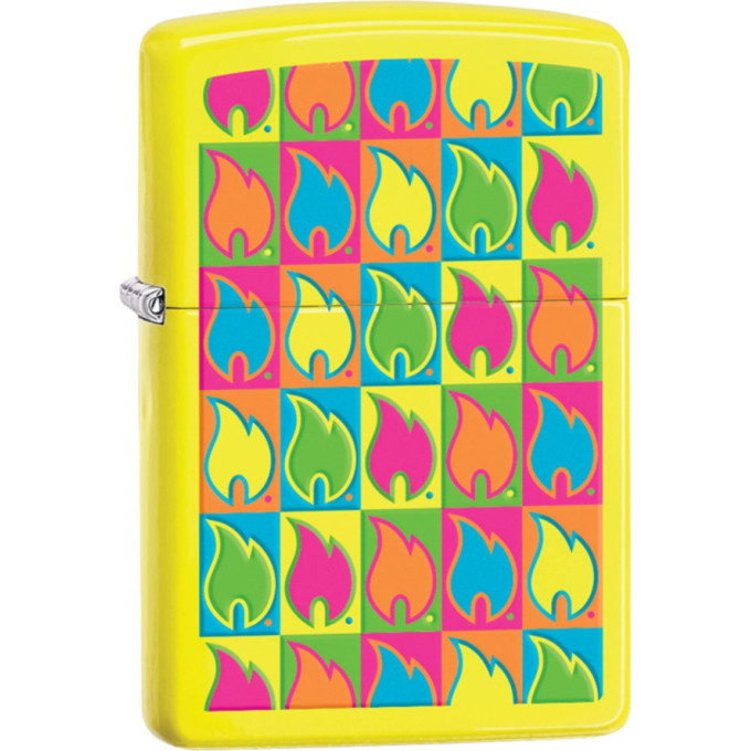 Zippo Classic 28954 — жёлтая зажигалка-свеча